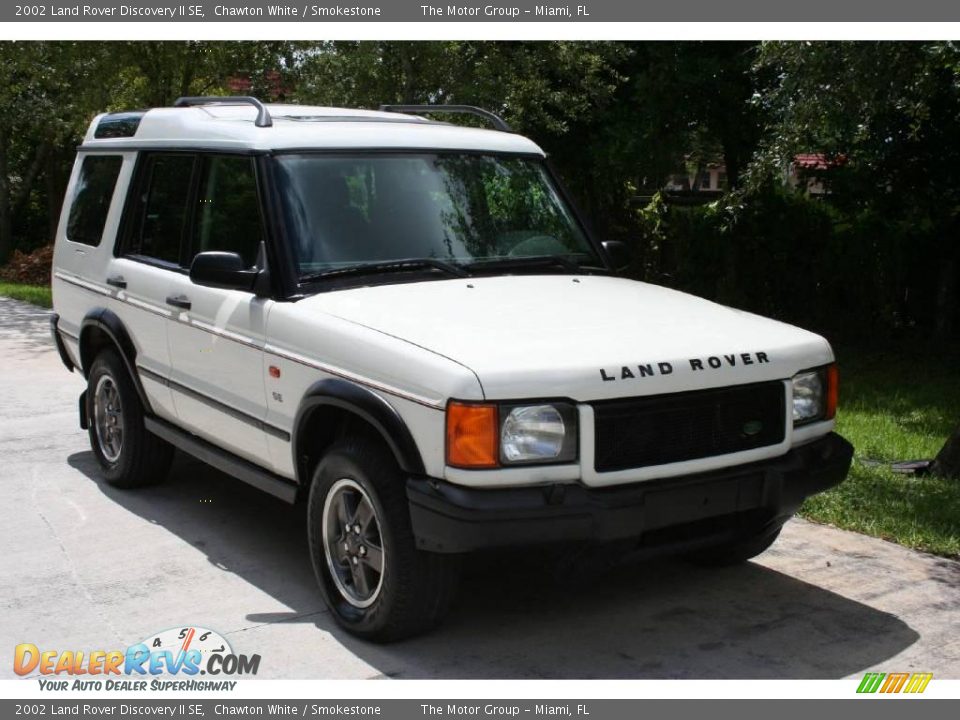 2002 Land Rover Discovery II SE Chawton White / Smokestone Photo #12