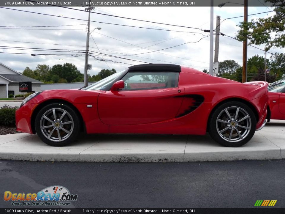 2009 Lotus Elise Ardent Red / Biscuit Photo #1