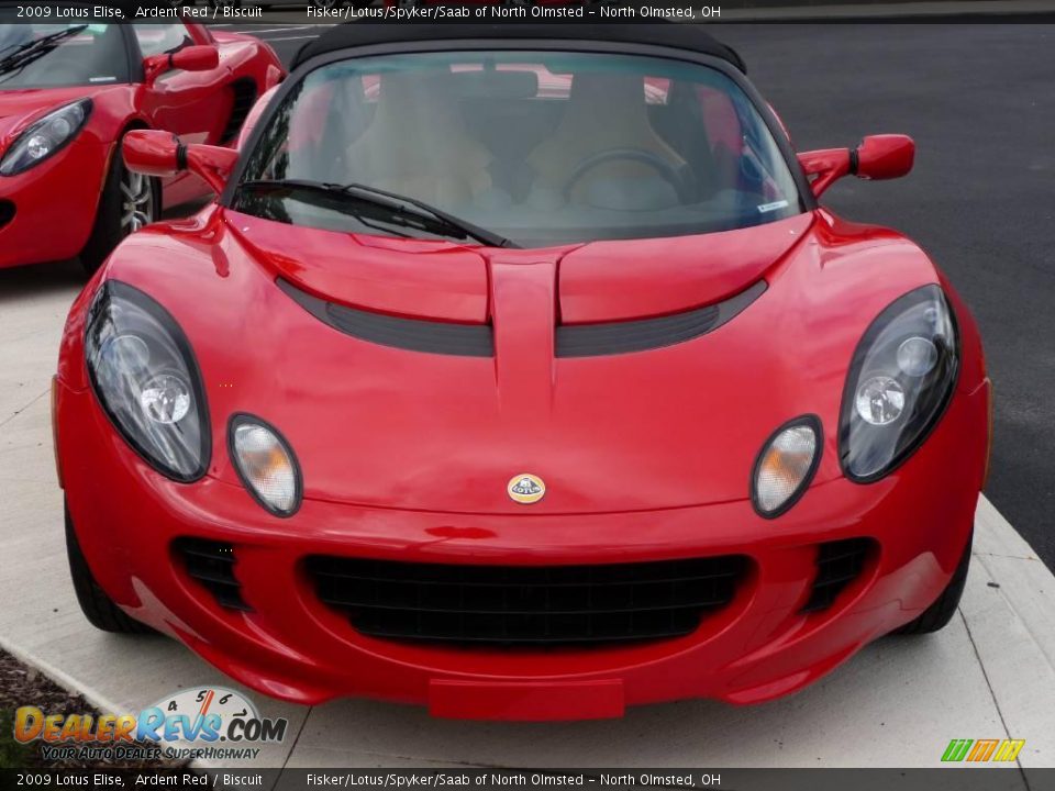 2009 Lotus Elise Ardent Red / Biscuit Photo #3