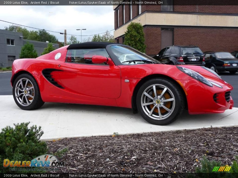 2009 Lotus Elise Ardent Red / Biscuit Photo #4