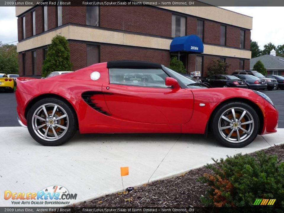 2009 Lotus Elise Ardent Red / Biscuit Photo #5