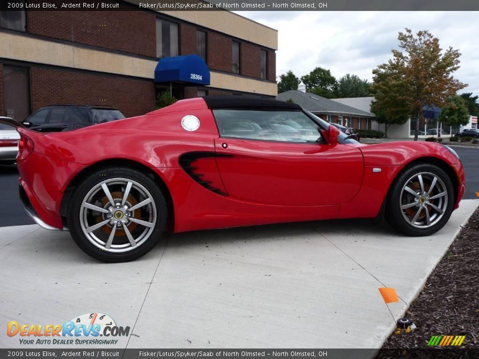2009 Lotus Elise Ardent Red / Biscuit Photo #6