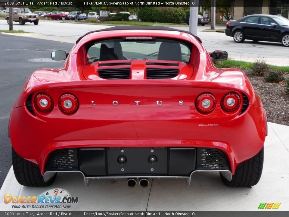 2009 Lotus Elise Ardent Red / Biscuit Photo #7