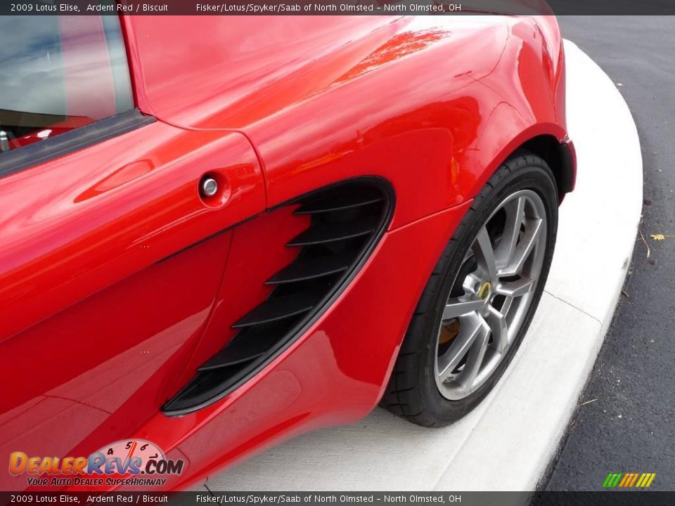 2009 Lotus Elise Ardent Red / Biscuit Photo #9