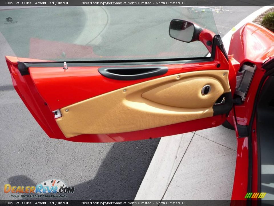 2009 Lotus Elise Ardent Red / Biscuit Photo #13