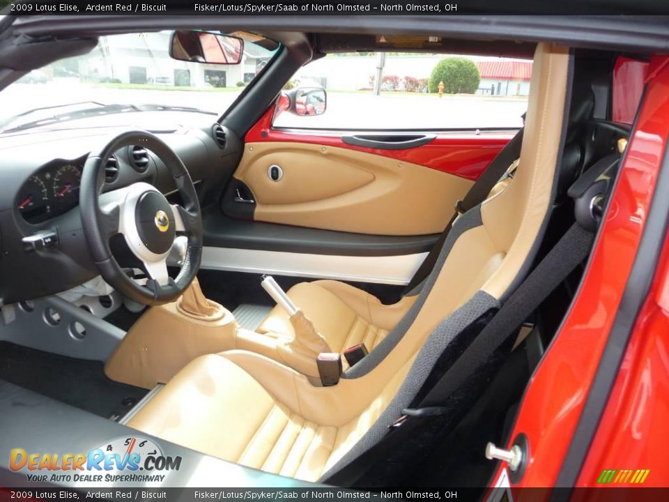 2009 Lotus Elise Ardent Red / Biscuit Photo #14