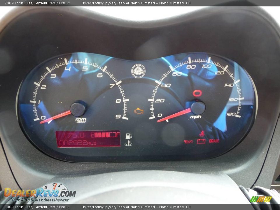 2009 Lotus Elise Ardent Red / Biscuit Photo #16
