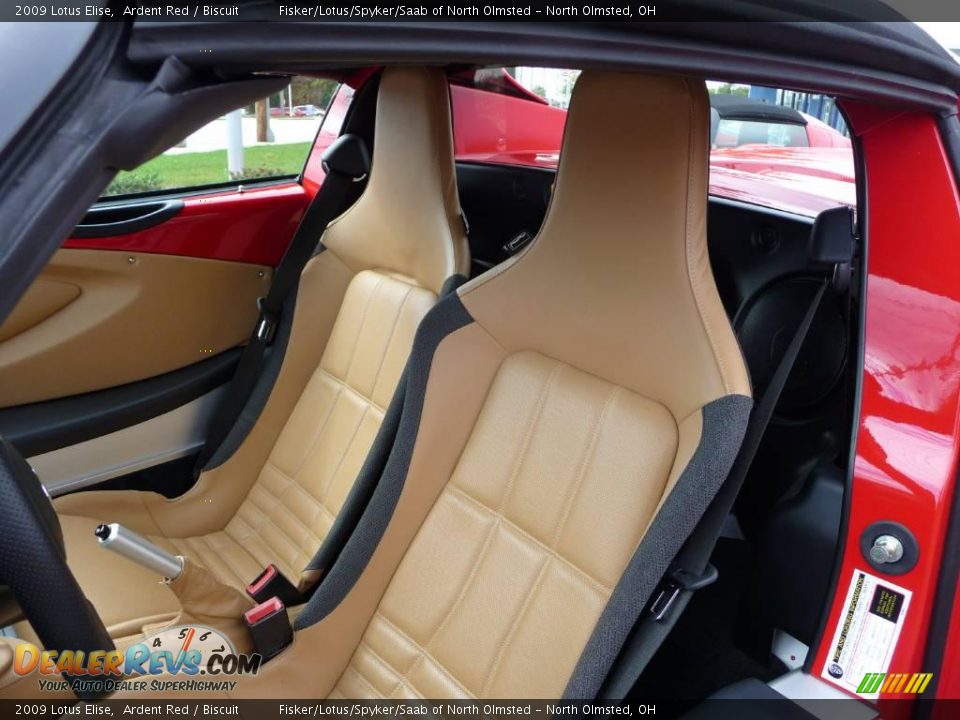 2009 Lotus Elise Ardent Red / Biscuit Photo #20