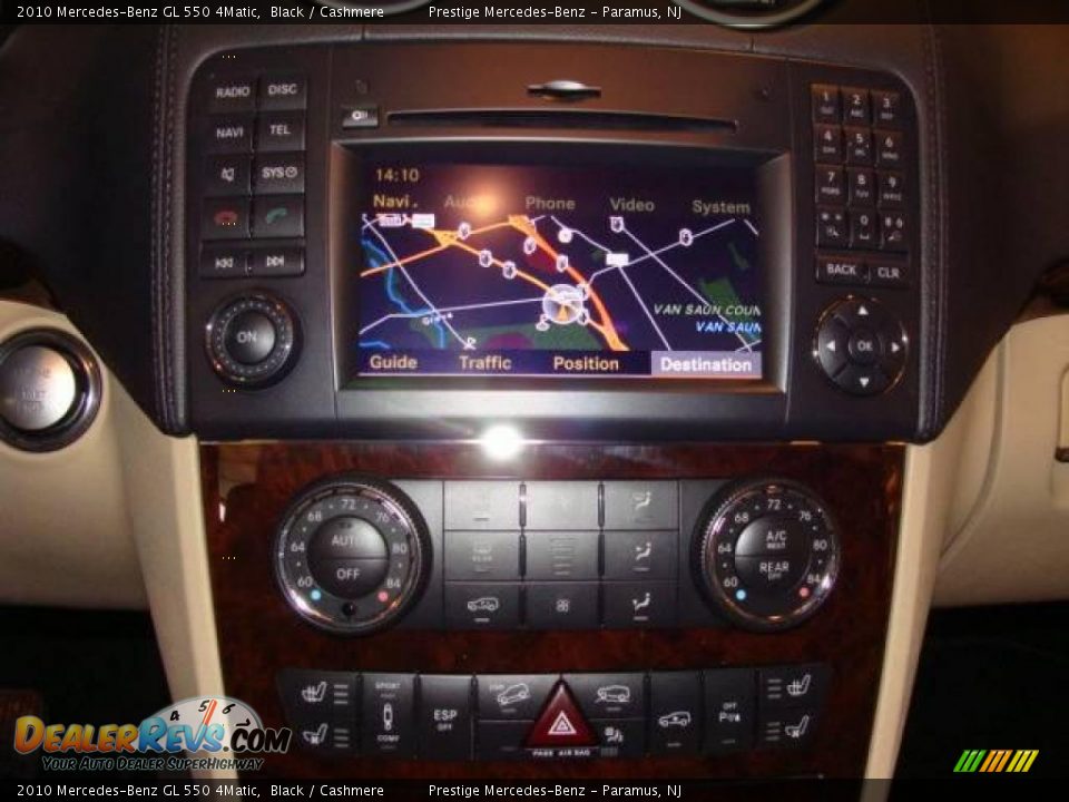 2010 Mercedes-Benz GL 550 4Matic Black / Cashmere Photo #12