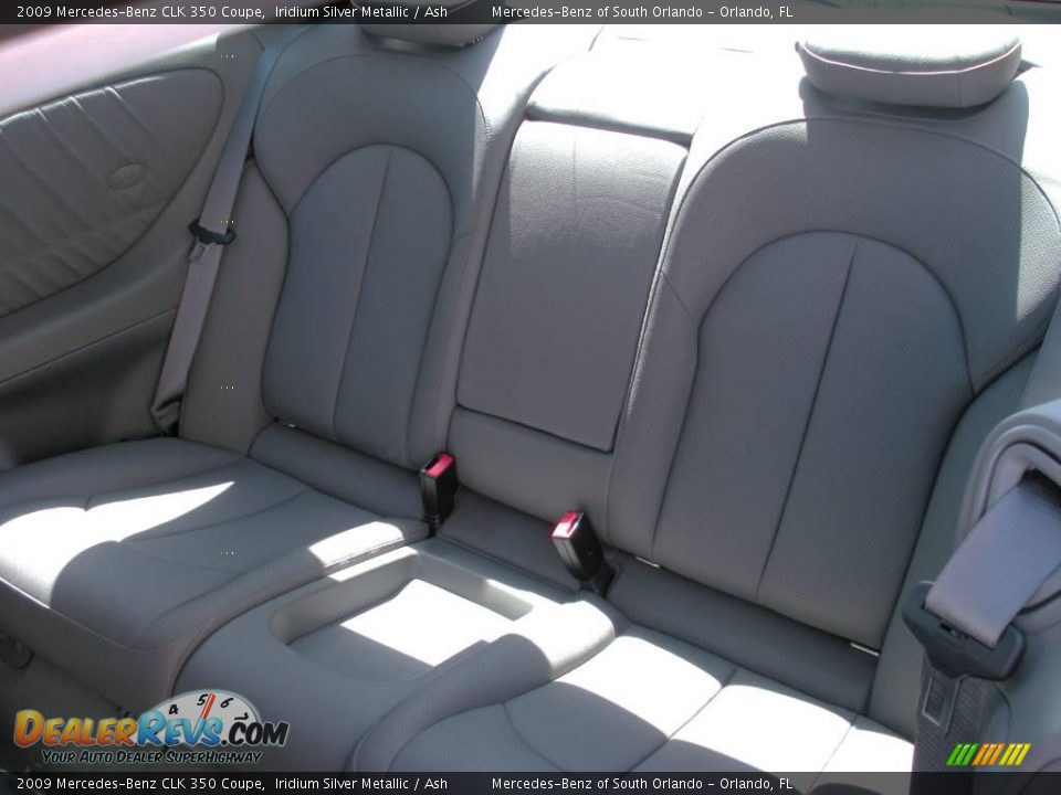 2009 Mercedes-Benz CLK 350 Coupe Iridium Silver Metallic / Ash Photo #13