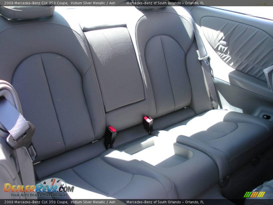 2009 Mercedes-Benz CLK 350 Coupe Iridium Silver Metallic / Ash Photo #16