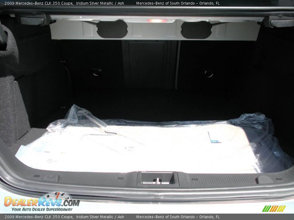 2009 Mercedes-Benz CLK 350 Coupe Iridium Silver Metallic / Ash Photo #23