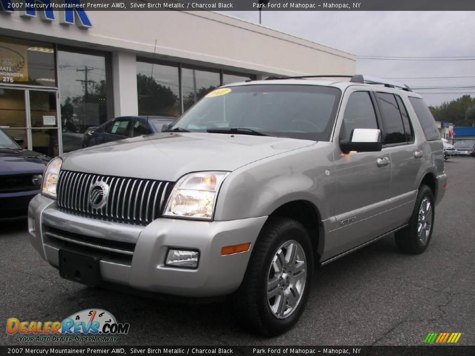 2007 Mercury Mountaineer Premier AWD Silver Birch Metallic / Charcoal Black Photo #1