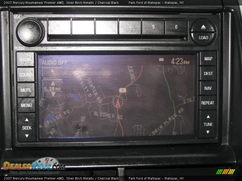 2007 Mercury Mountaineer Premier AWD Silver Birch Metallic / Charcoal Black Photo #14