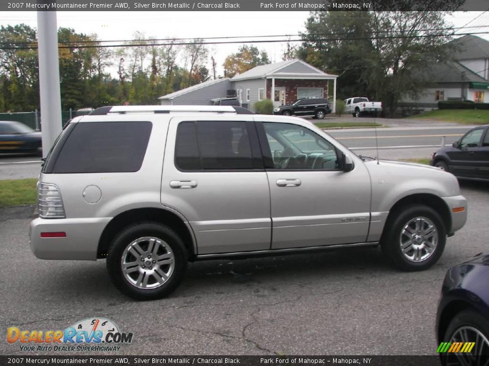 2007 Mercury Mountaineer Premier AWD Silver Birch Metallic / Charcoal Black Photo #22