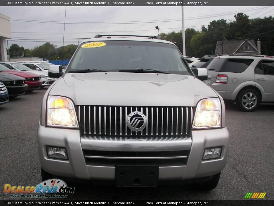 2007 Mercury Mountaineer Premier AWD Silver Birch Metallic / Charcoal Black Photo #23