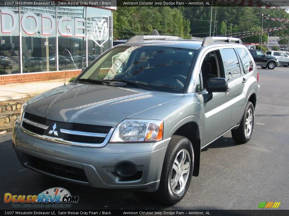 2007 Mitsubishi Endeavor LS Satin Meisai Gray Pearl / Black Photo #2