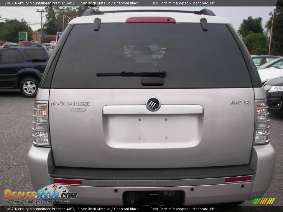 2007 Mercury Mountaineer Premier AWD Silver Birch Metallic / Charcoal Black Photo #24