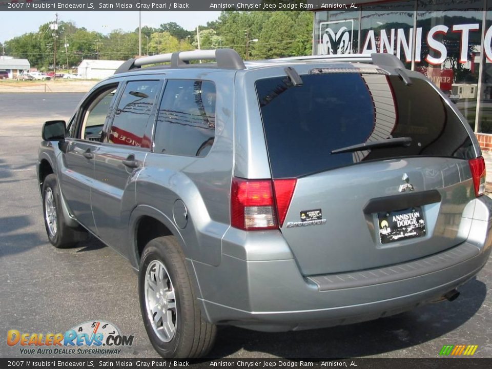 2007 Mitsubishi Endeavor LS Satin Meisai Gray Pearl / Black Photo #12