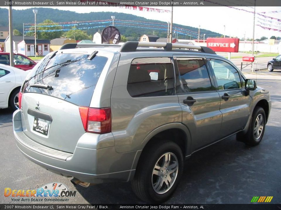 2007 Mitsubishi Endeavor LS Satin Meisai Gray Pearl / Black Photo #14