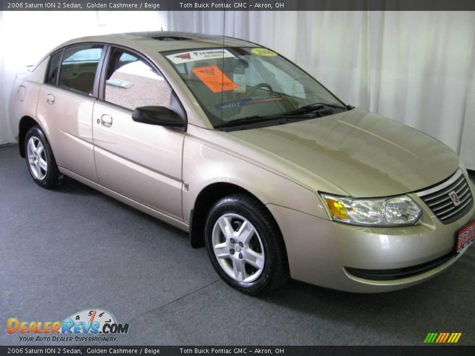 2006 Saturn ION 2 Sedan Golden Cashmere / Beige Photo #1