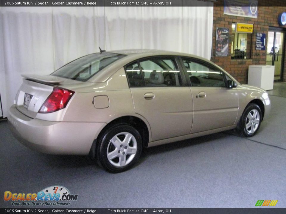 2006 Saturn ION 2 Sedan Golden Cashmere / Beige Photo #3
