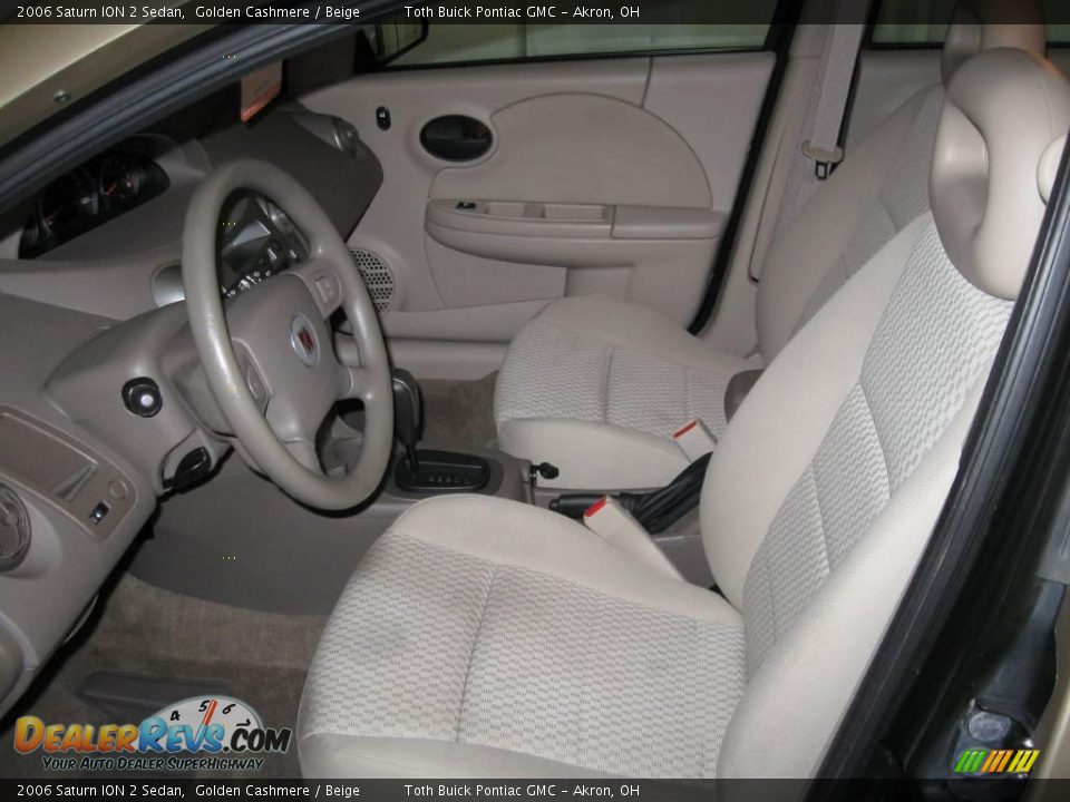 2006 Saturn ION 2 Sedan Golden Cashmere / Beige Photo #7