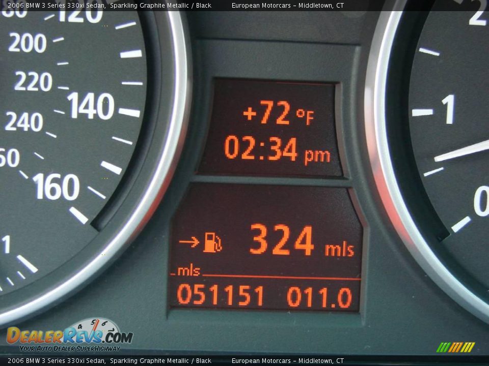 2006 BMW 3 Series 330xi Sedan Sparkling Graphite Metallic / Black Photo #14