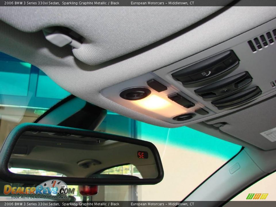 2006 BMW 3 Series 330xi Sedan Sparkling Graphite Metallic / Black Photo #17