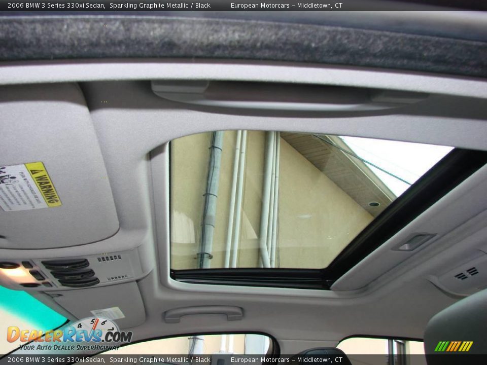 2006 BMW 3 Series 330xi Sedan Sparkling Graphite Metallic / Black Photo #18