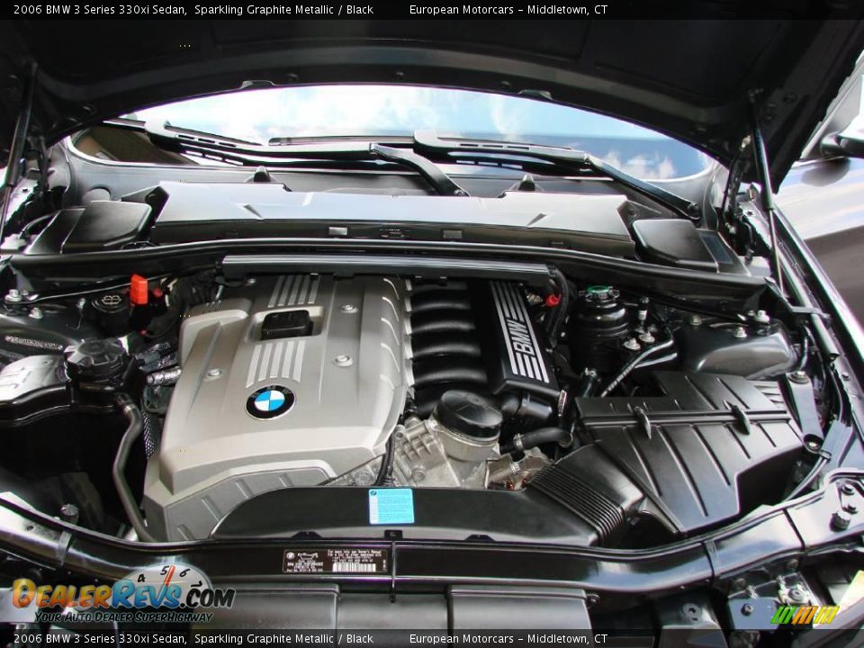 2006 BMW 3 Series 330xi Sedan Sparkling Graphite Metallic / Black Photo #21