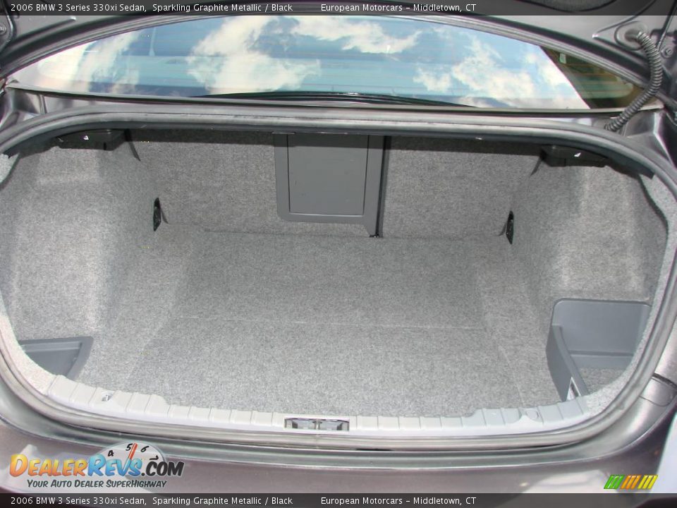 2006 BMW 3 Series 330xi Sedan Sparkling Graphite Metallic / Black Photo #22