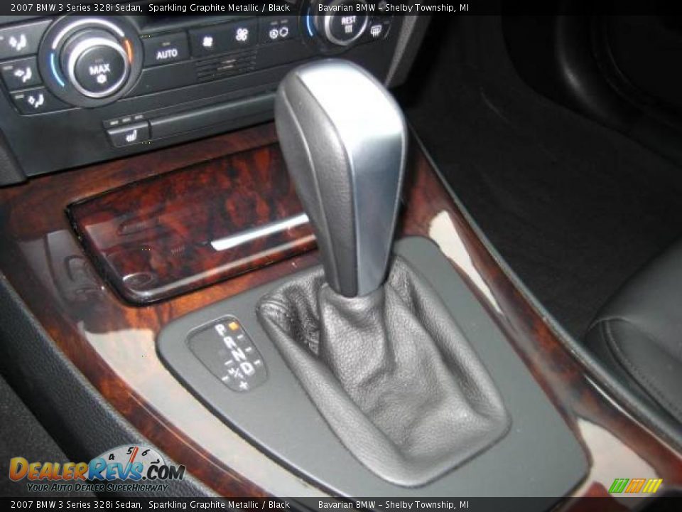 2007 BMW 3 Series 328i Sedan Sparkling Graphite Metallic / Black Photo #20