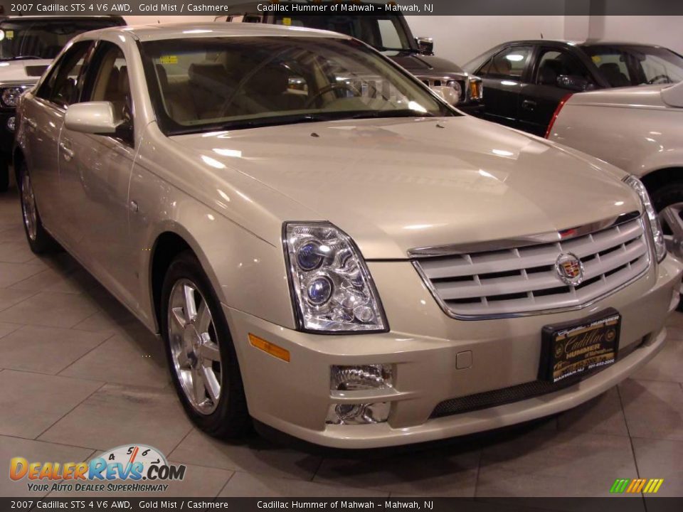 2007 Cadillac STS 4 V6 AWD Gold Mist / Cashmere Photo #3