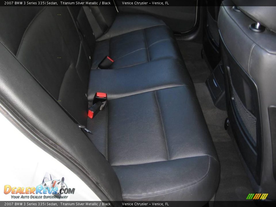 2007 BMW 3 Series 335i Sedan Titanium Silver Metallic / Black Photo #9