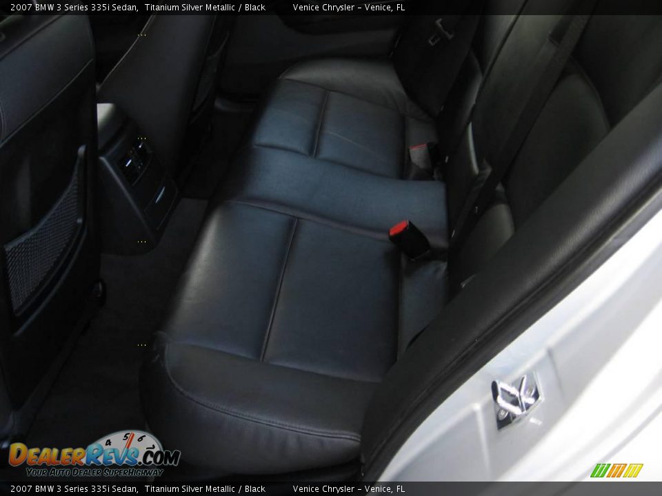 2007 BMW 3 Series 335i Sedan Titanium Silver Metallic / Black Photo #10