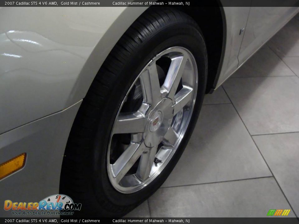 2007 Cadillac STS 4 V6 AWD Gold Mist / Cashmere Photo #8