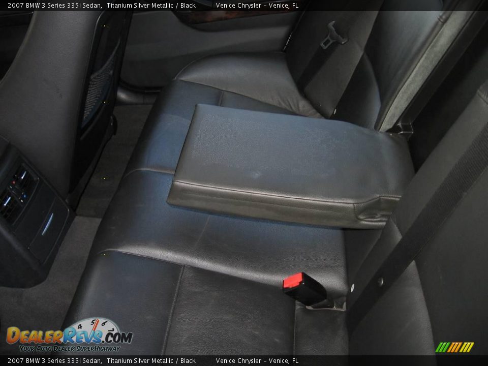 2007 BMW 3 Series 335i Sedan Titanium Silver Metallic / Black Photo #11