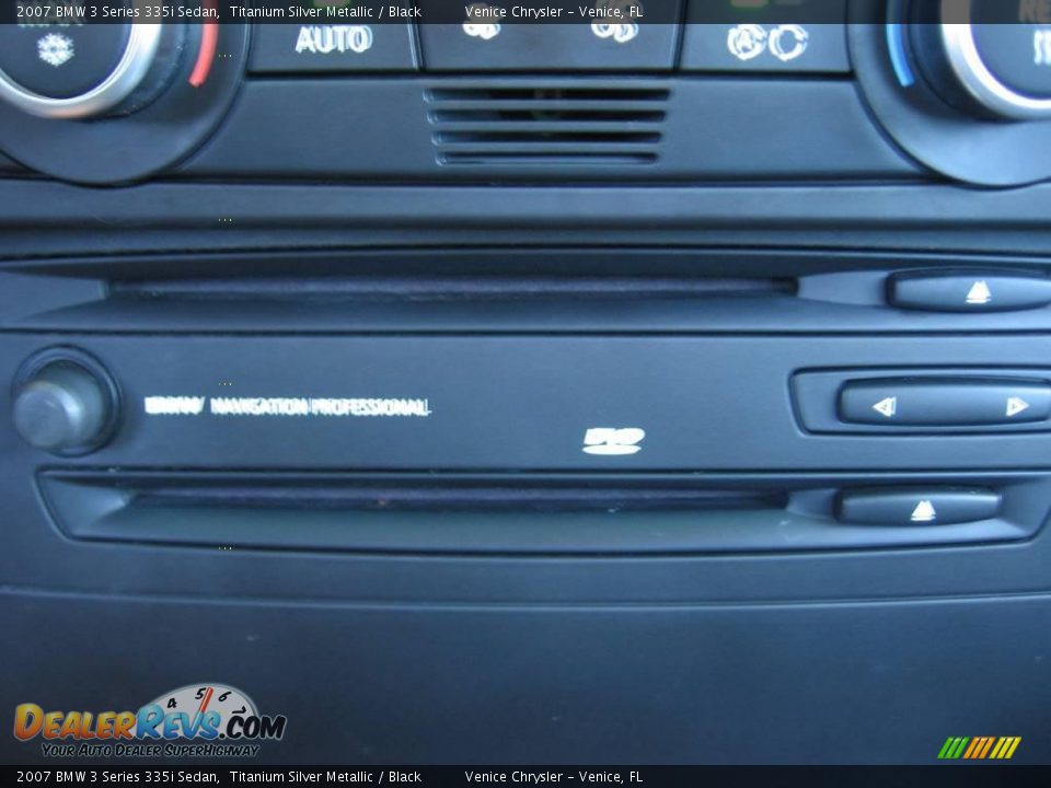 2007 BMW 3 Series 335i Sedan Titanium Silver Metallic / Black Photo #16