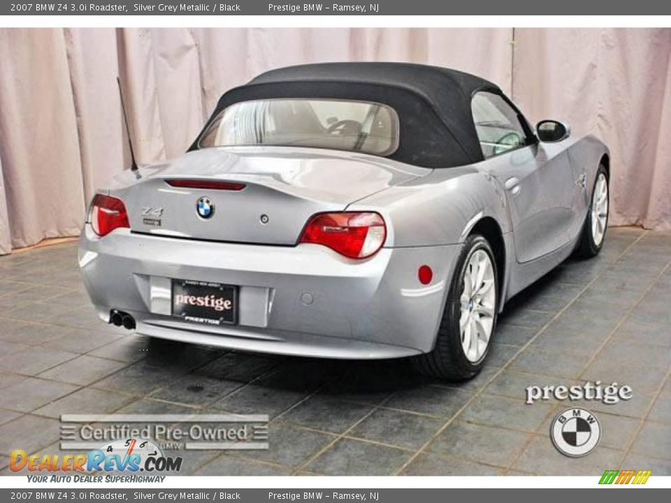 2007 BMW Z4 3.0i Roadster Silver Grey Metallic / Black Photo #2