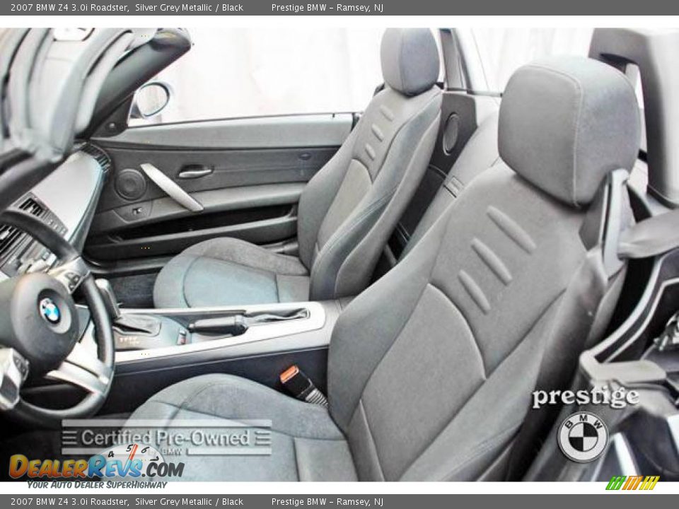 2007 BMW Z4 3.0i Roadster Silver Grey Metallic / Black Photo #4