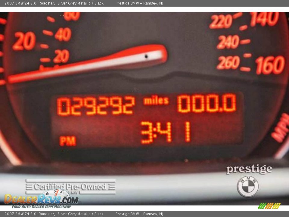 2007 BMW Z4 3.0i Roadster Silver Grey Metallic / Black Photo #6