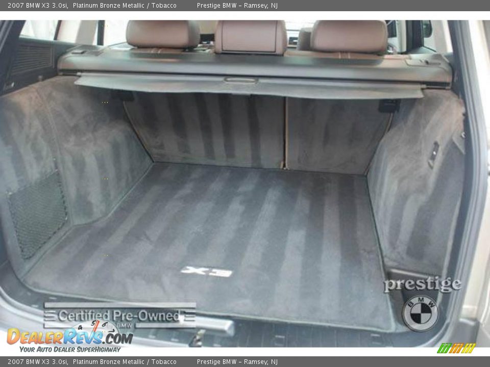 2007 BMW X3 3.0si Platinum Bronze Metallic / Tobacco Photo #3