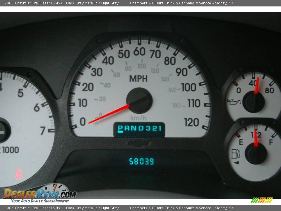 2005 Chevrolet TrailBlazer LS 4x4 Dark Gray Metallic / Light Gray Photo #5