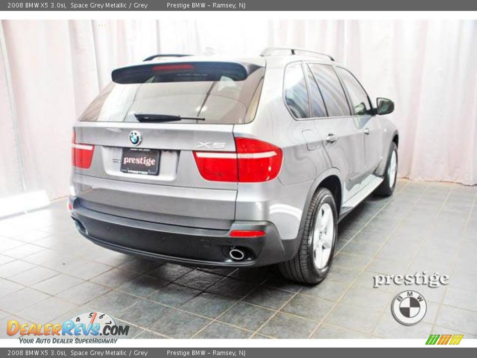 2008 BMW X5 3.0si Space Grey Metallic / Grey Photo #2