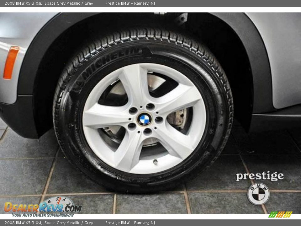 2008 BMW X5 3.0si Space Grey Metallic / Grey Photo #3
