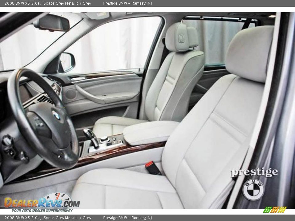 2008 BMW X5 3.0si Space Grey Metallic / Grey Photo #4