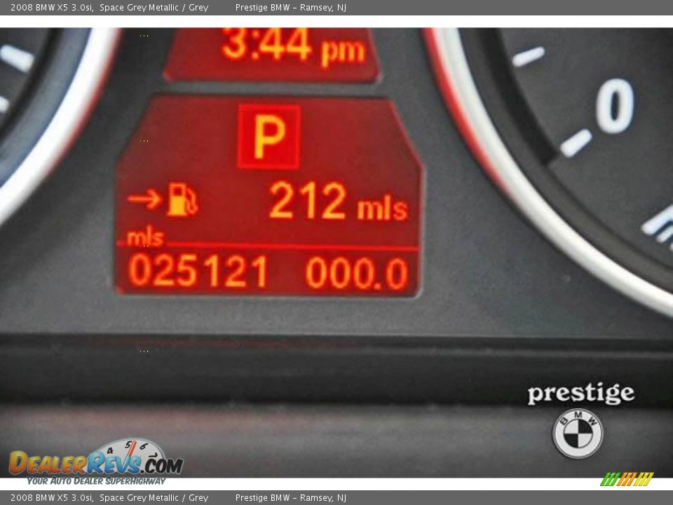 2008 BMW X5 3.0si Space Grey Metallic / Grey Photo #6