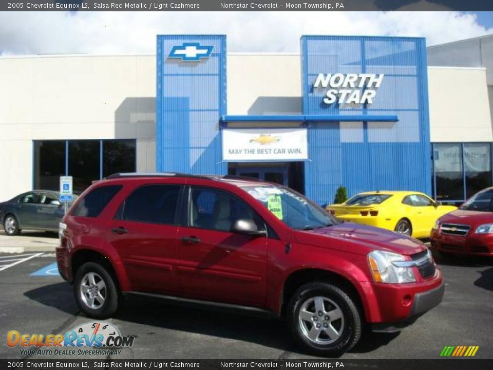 2005 Chevrolet Equinox LS Salsa Red Metallic / Light Cashmere Photo #1