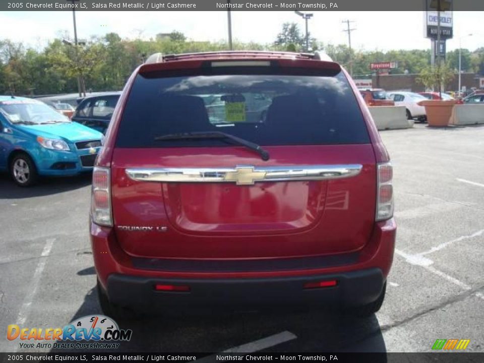 2005 Chevrolet Equinox LS Salsa Red Metallic / Light Cashmere Photo #4